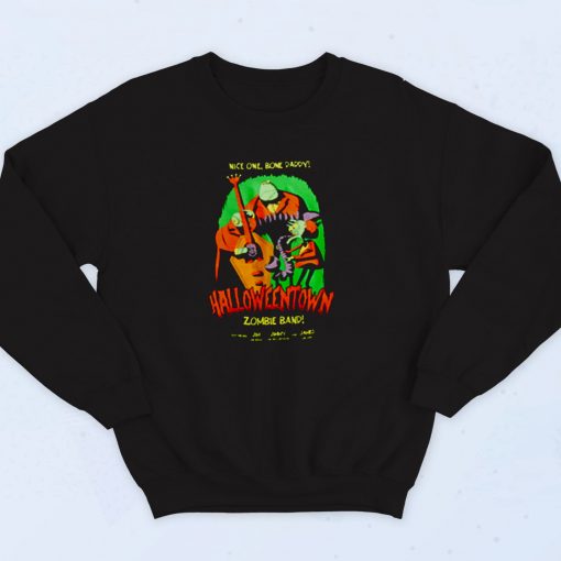 The Nightmare Halloween Town Band 90s Sweatshirt Fashion