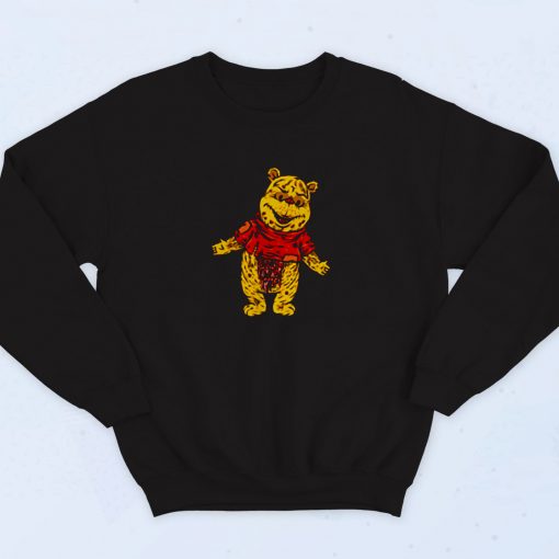 The Scary Pooh 90s Sweatshirt Fashion