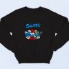 The Smurfs Tv Series Animated Poster 90s Sweatshirt Fashion