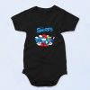 The Smurfs Tv Series Animated Poster Cute Baby Onesie