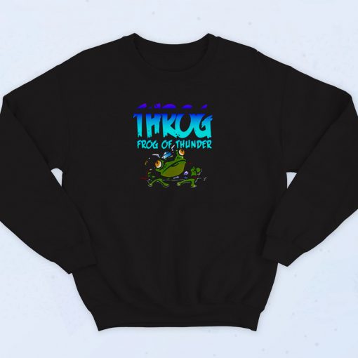 Throg Frog Of Thunder 90s Sweatshirt Fashion