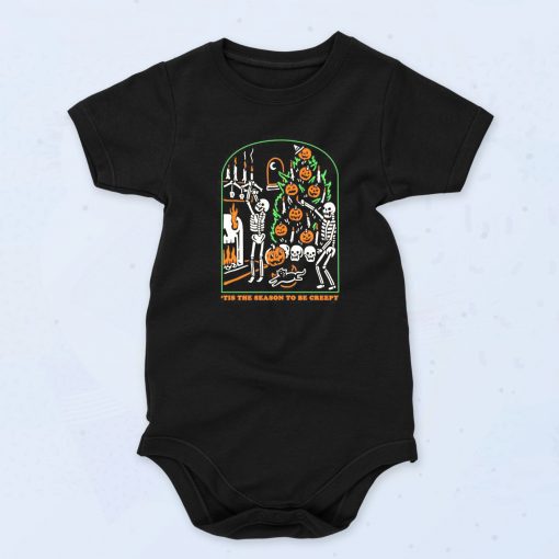 Tis The Season To Be Creepy Unisex Baby Onesie