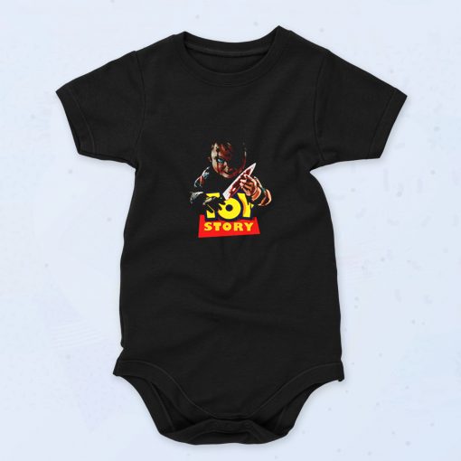 Toy Story Chucky Movie Want To Play Cute Baby Onesie