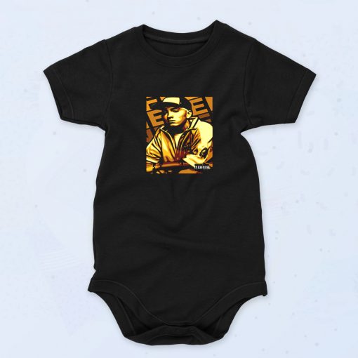 Vintage Eminem Gold Album Cover Cute Baby Onesie