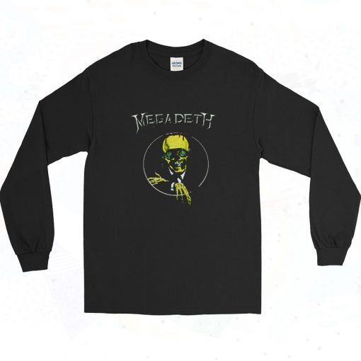 Vintage New Megadeth Black Friday 1986 Long Sleeve Shirt Style