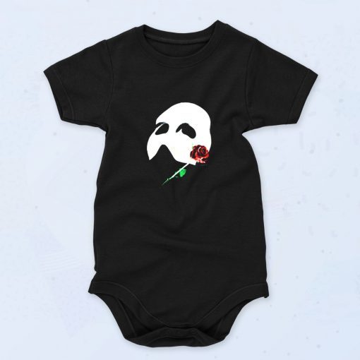 Vintage Phantom Of The Opera Mask 1986 Glow In Dark Cute Baby Onesie