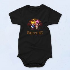 Vintage Retro Bestie Strawberry Shortcake Cute Baby Onesie