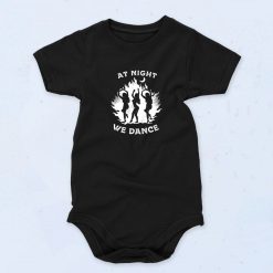 Vintage Witch Night Dancer Halloween Cute Baby Onesie