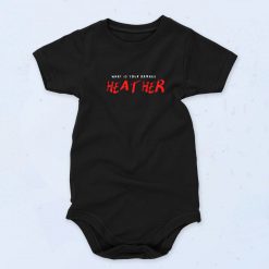 Whats Your Damage Heather Cute Baby Onesie