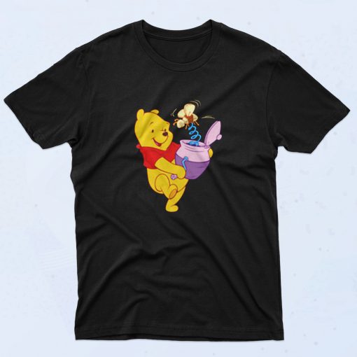 Winnie The Pooh Design 90s T Shirt Style