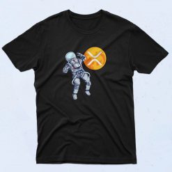 Xrp Ripple Astronaut To The Moon 90s T Shirt Style