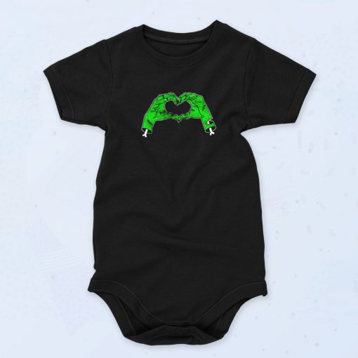 Zombie Heart Cute Baby Onesie