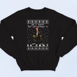 50 Cent Rapper Christmas Sweatshirt