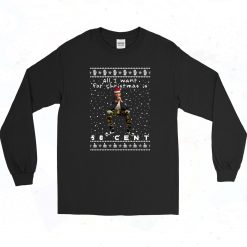 50 Cent Rapper Christmas Vintage Long Sleeve Style