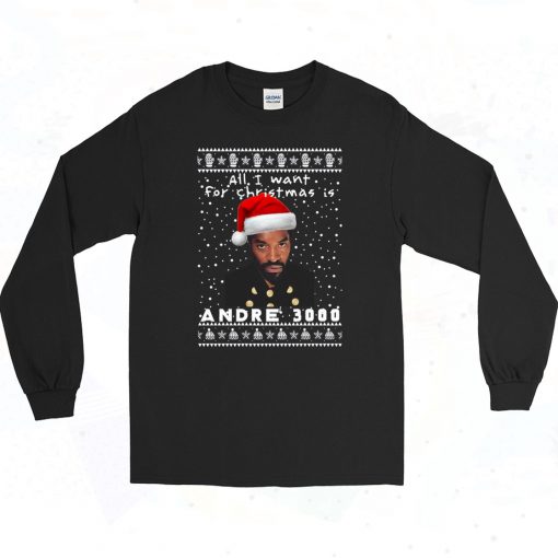 Andre 3000 Merry Christmas Gift Long Sleeve Style