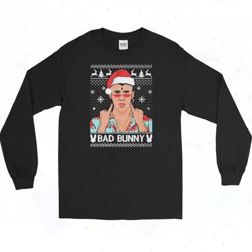 Bad Bunny Christmas Vintage Long Sleeve Style