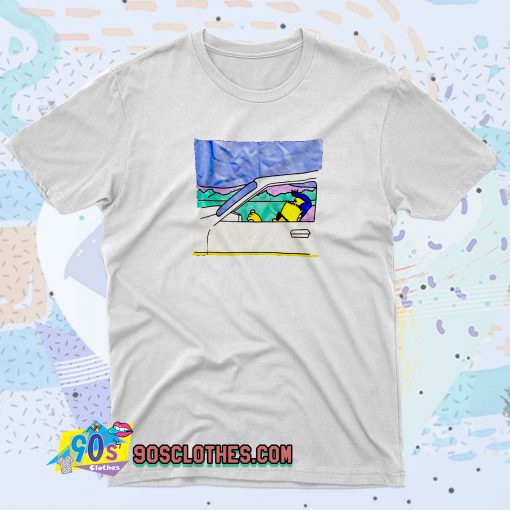 Bart Simpson Driver Car Photos T Shirt