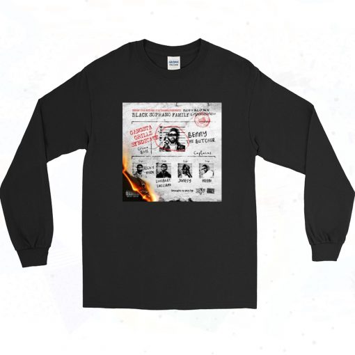 Benny The Butcher Black Soprano Family Long Sleeve Style