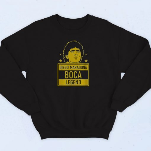 Boca Legend Maradona Sweatshirt