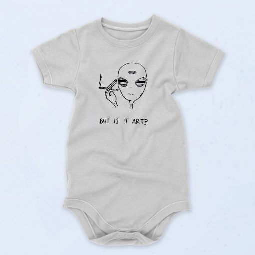 But Is It Art Alien Funny Artwork Baby Onesie