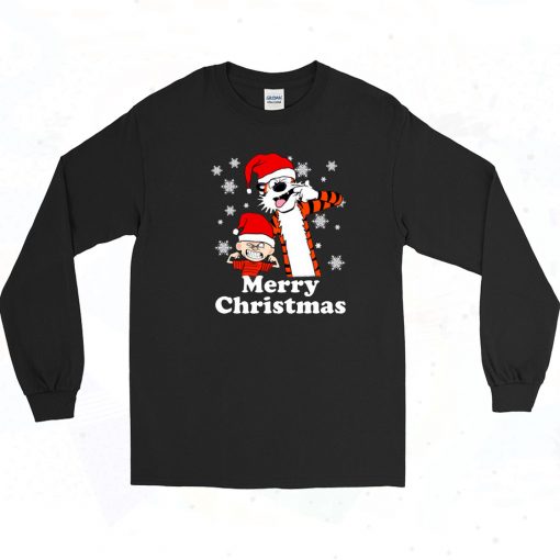 Calvin and Hobbes Christmas Vintage Long Sleeve Style