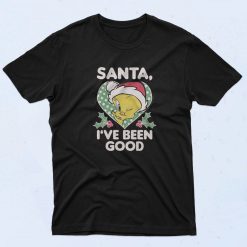 Christmas Tweety Santa Saying Good T Shirt