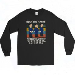 Deck the Harrs Christmas Poster Long Sleeve Style