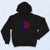 Distressed Usa Flag 4th July Hoodie