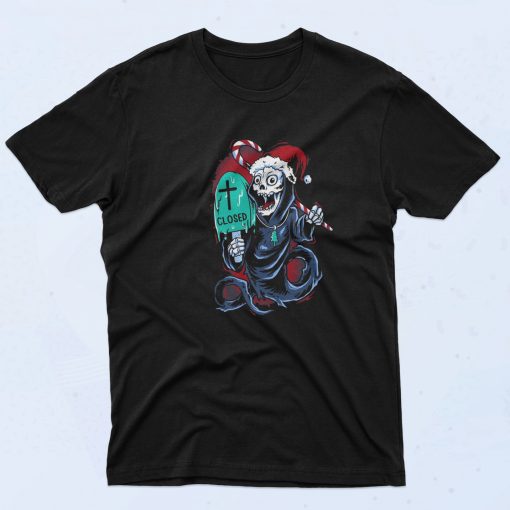 Free Day Skeleton Christmas Vintage Style T Shirt