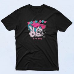 Fuck Off Cartoon Fashionable T Shirt