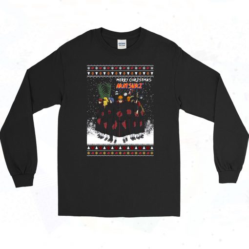 Funny Akatsuki Members Merry Christmas Long Sleeve Style