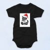 Funny Kitten Knock Down Christmas Cat Baby Onesie