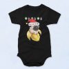 Funny Santa Baby Pug 2020 Christmas Baby Onesie