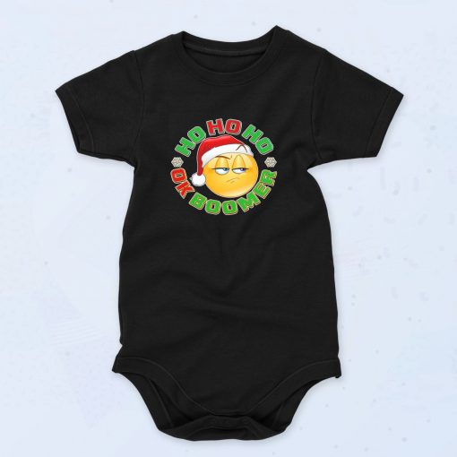 HO HO HO Ok Boomer Unisex Baby Onesie