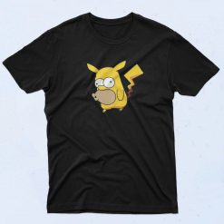 Homer Simpson Pikachu Funny Joke T Shirt