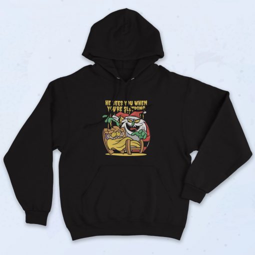 Horror Creepy Santa Hoodie