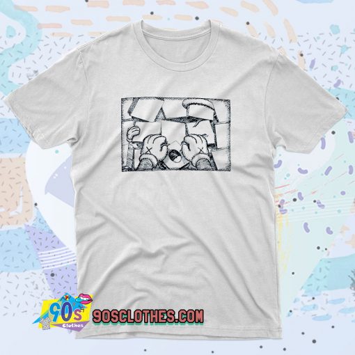 Kaws Paper Vintage Style T Shirt