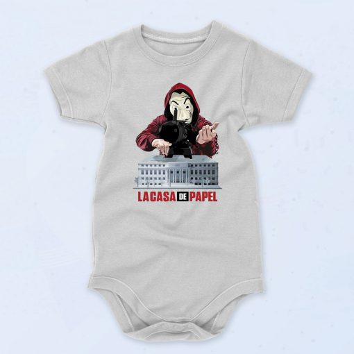 La Casa De Papel Vintage Movie Baby Onesie