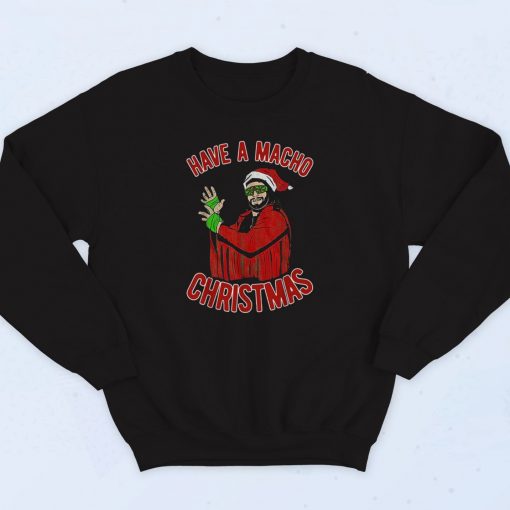 Macho Man Christmas Sweatshirt