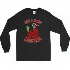 Macho Man Christmas Vintage 90s Long Sleeve Style