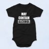 May Contain Alcohol Unisex Baby Onesie