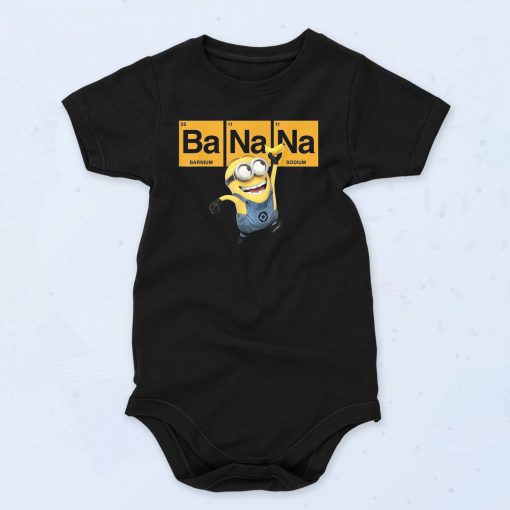 Minions Banana Parody Elemental Square Baby Onesie