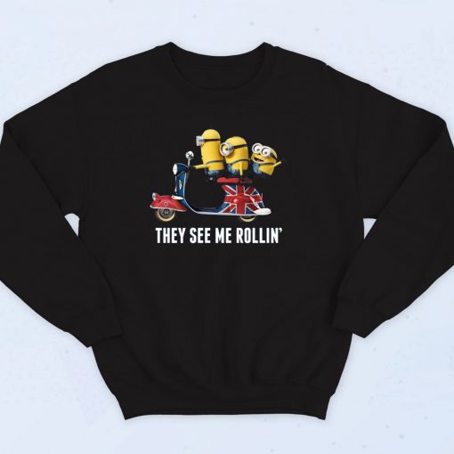 Minions Ride Vespa Sweatshirt