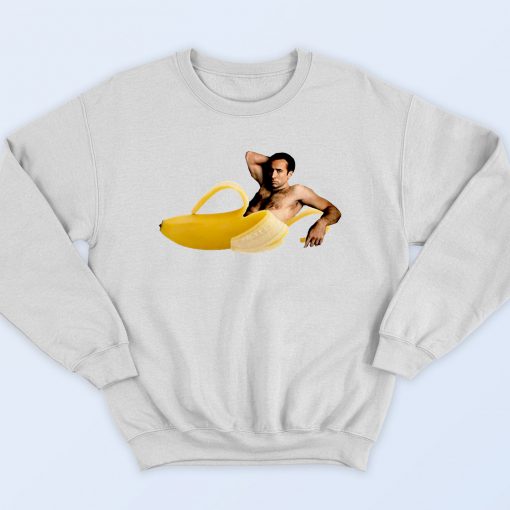 Nicolas Cage In A Banana Sweatshirt