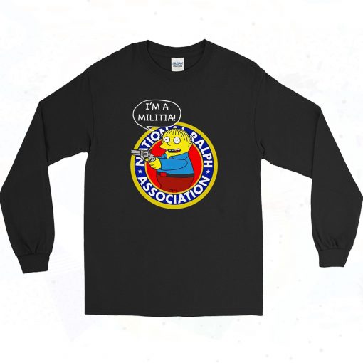 Ralph Wiggum The Simpsons Vintage 90s Long Sleeve Style