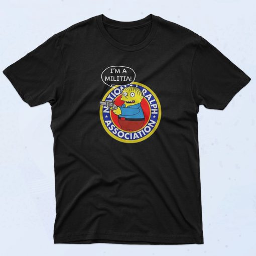 Ralph Wiggum The Simpsons With a Gun T Shirt