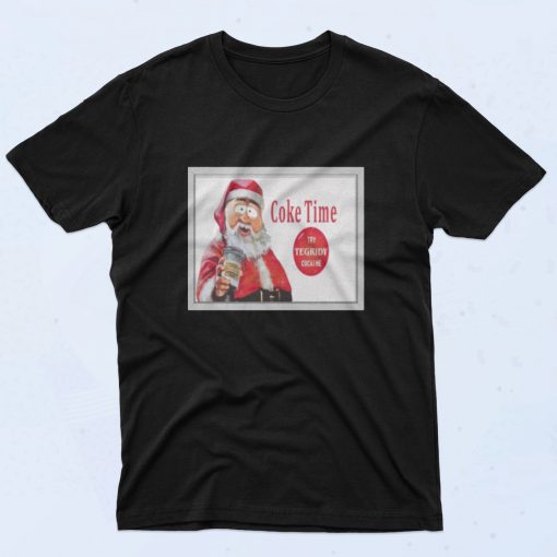 Santa Claus Coke Time Christmas T Shirt