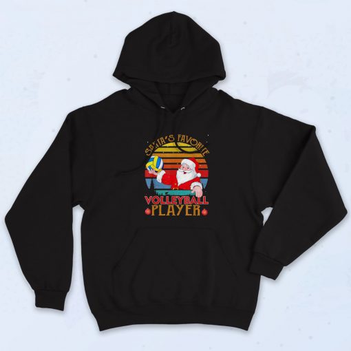 Santa Favorite Volleyball Christmas Hoodie