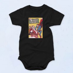 Santa Superman DC Comics Cover Baby Onesie