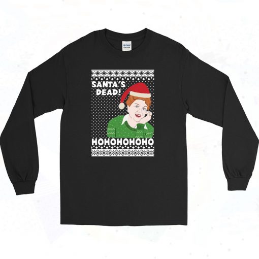 Santas Dead Angela Lansbury Christmas Long Sleeve Style